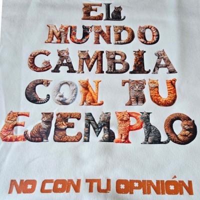 Sudadera Unisex "El mundo cambia con tu ejemplo, no con tu opinión" Sudadera Unisex "El mundo cambia con tu ejemplo, no con tu opinión"